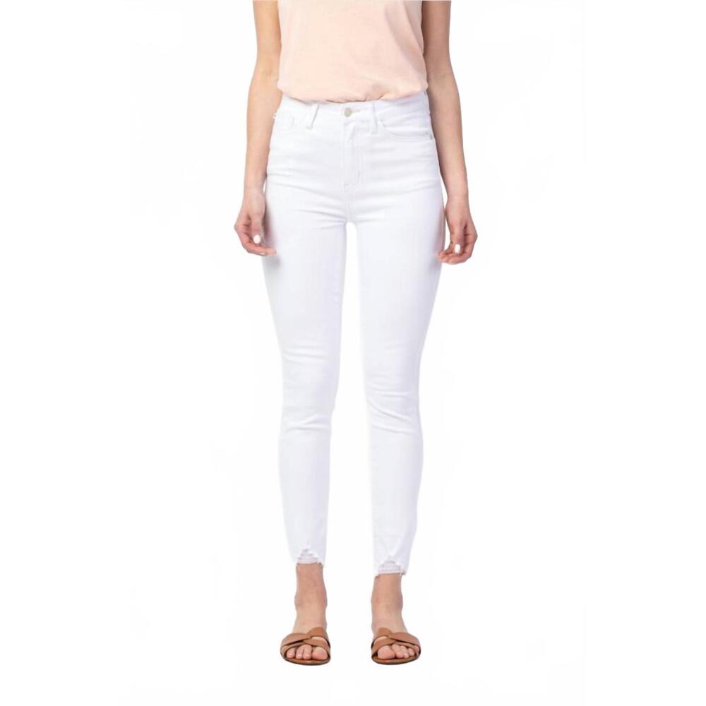 NEW JUDY BLUE high waist skinny jeans in white